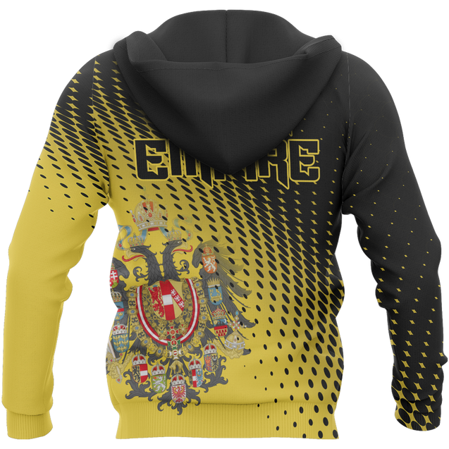 Austrian Empire Dots Zip Hoodie B DH007 NVD1274-Apparel-Dung Van-Hoodie-S-Vibe Cosy™