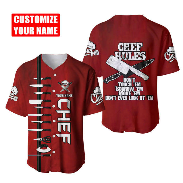 Custom Name Master Chef 3D All Over Printed Unisex Shirts