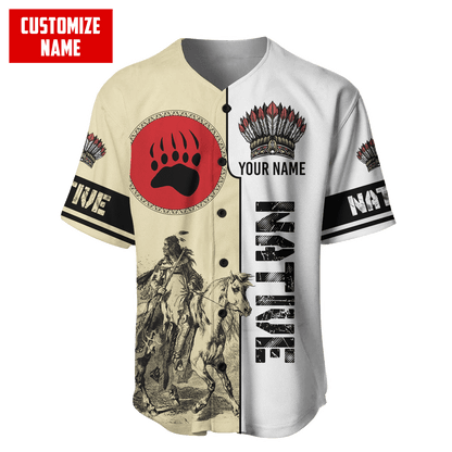 Customized Name Native American 3D All Over Printed Unisex Shirts