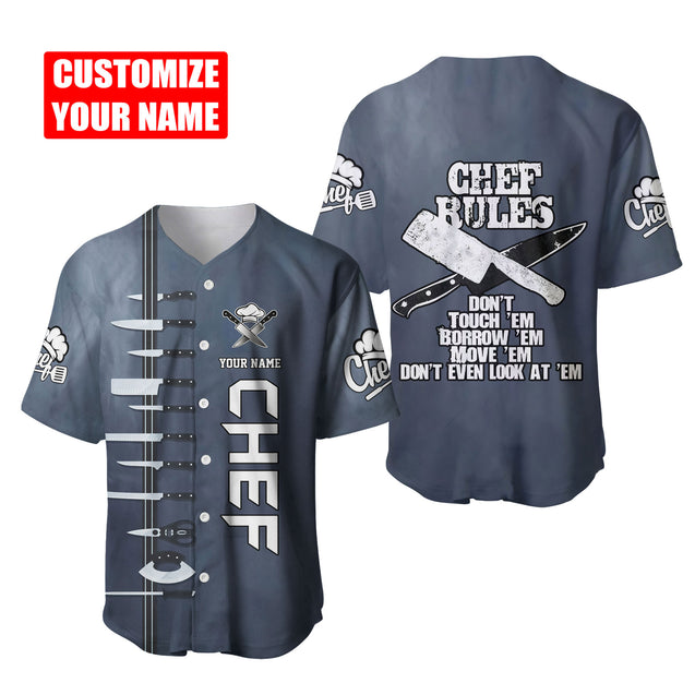 Custom Name Master Chef 3D All Over Printed Unisex Shirts