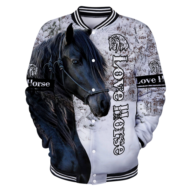 Beautiful Friesian Horse 3D All Over Printed Unisex Shirts TNA11162003