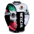 Mexican Skull 3D All Over Printed Shirts For Men and Women DQB10102001