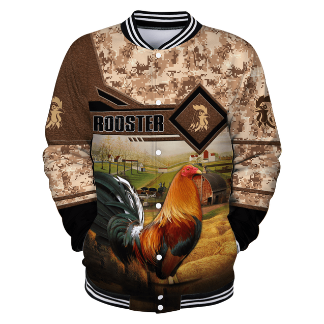 Rooster 3D Printed Unisex Shirts Pi15042105