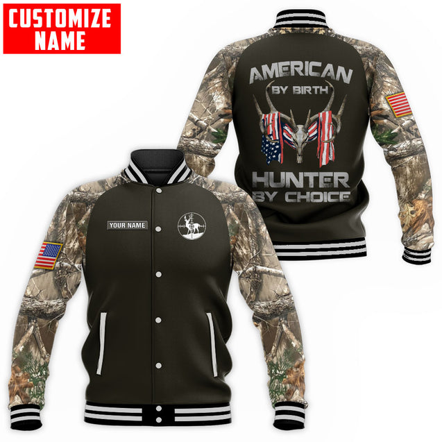 Customized Name American By Birth Hunter By Choice 3D All Over Printed Unisex Shirts