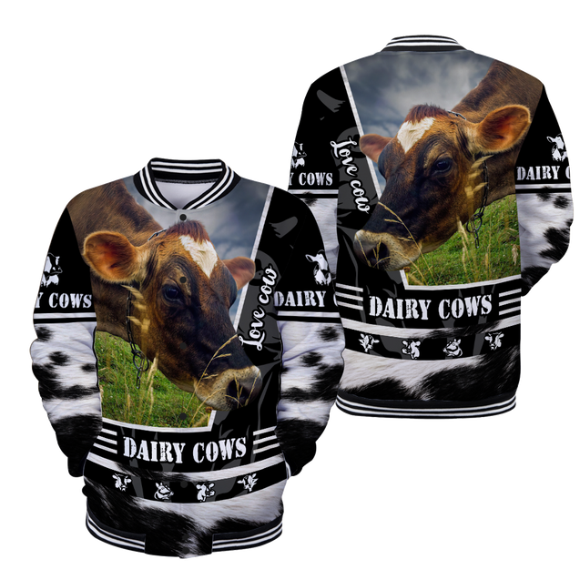 Dairy Cows 3D All Over Printed Unisex Shirts DD1412202