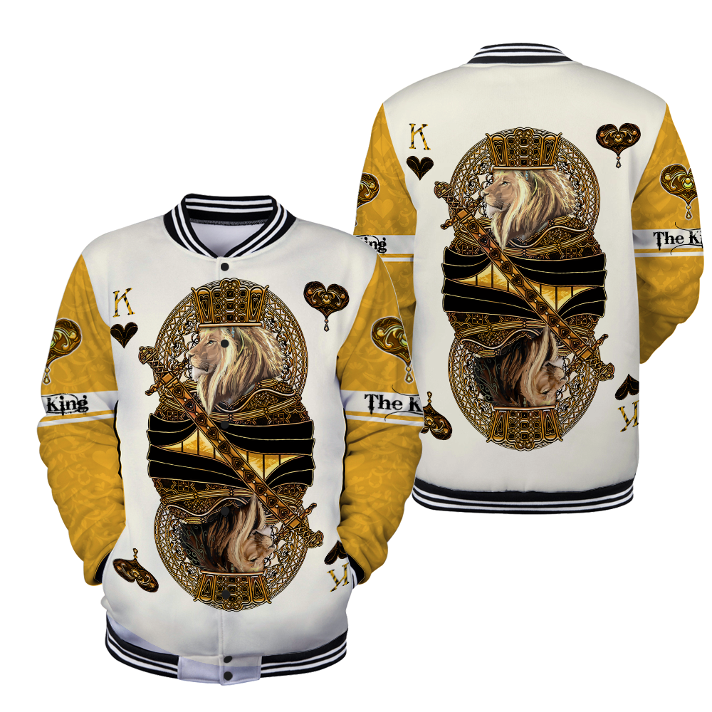 Yellow Alpha King Heart Lion  3D All Over Printed Unisex Shirts