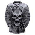 Aztec Mexican Skull 3D All Over Printed Unisex Hoodie