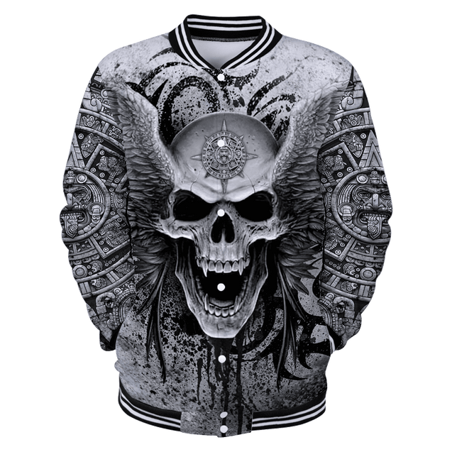 Aztec Mexican Skull 3D All Over Printed Unisex Hoodie