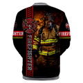 Brave Firefighter Baseball jacket 3D All Over Printed Shirts TNA10132003