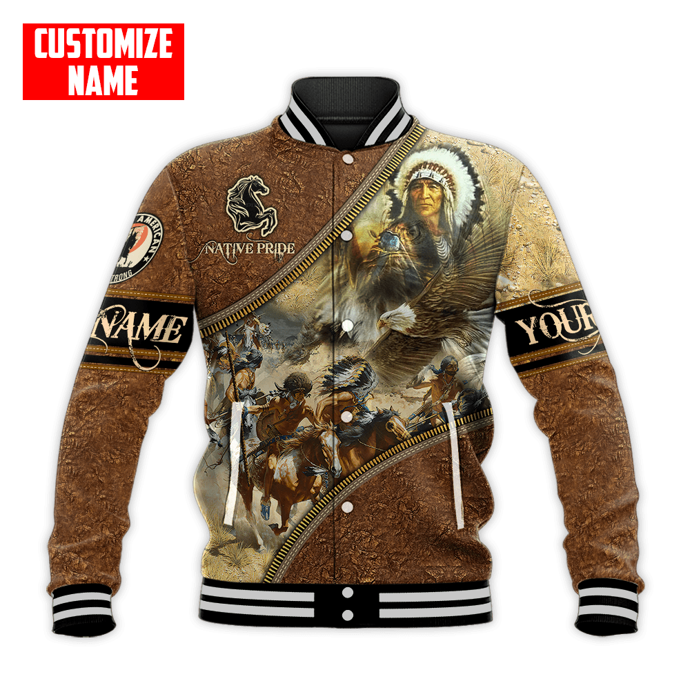 Customized name Eagle Chief Native Warrior American Spirit 3D All Over Printed Shirts