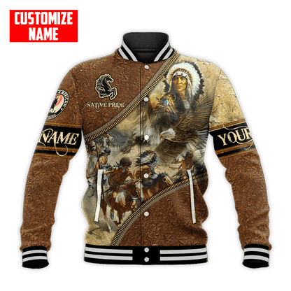 Customized name Eagle Chief Native Warrior American Spirit 3D All Over Printed Shirts