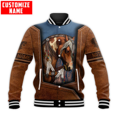 Customized name Native American 3D All Over Printed Unisex Shirts