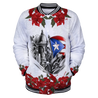 Maga Flower Puerto Rico Baseball jacket 3D All Over Printed Shirts MH24022104