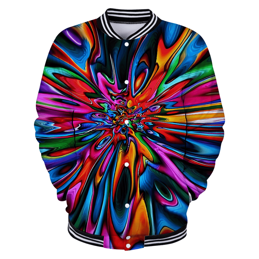 Hippie Baseball jacket 3D All Over Printed Shirts TQH200704.S4