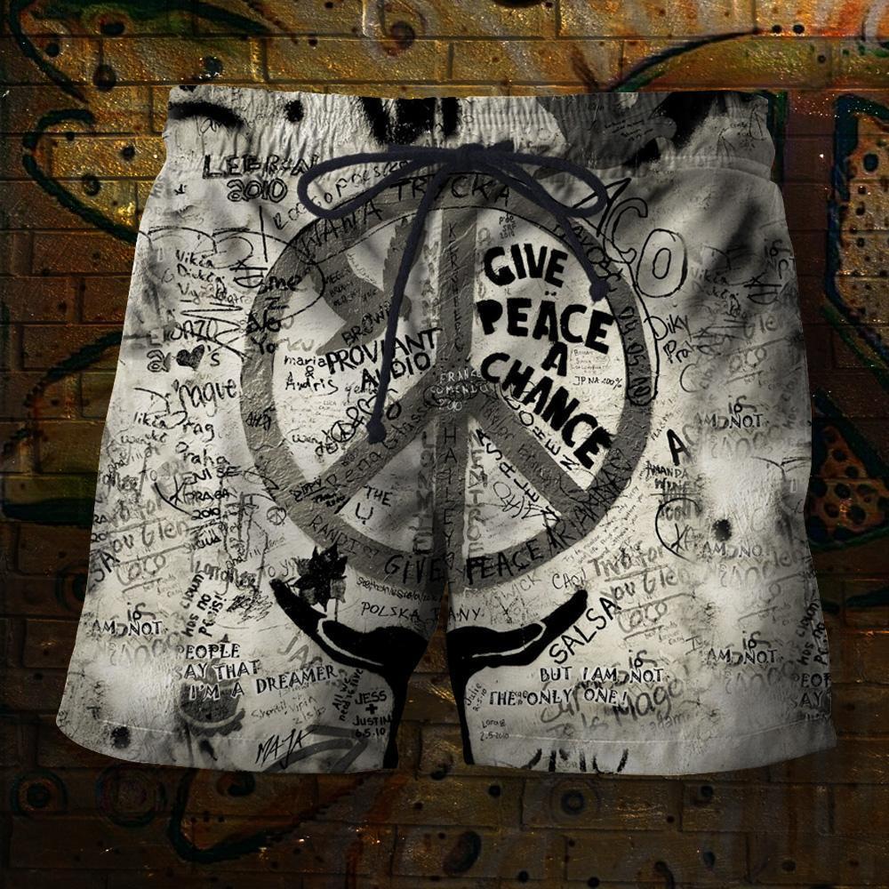 3D All Over Print American Hippie Hoodie PL-Apparel-PL8386-Shorts-S-Vibe Cosy™