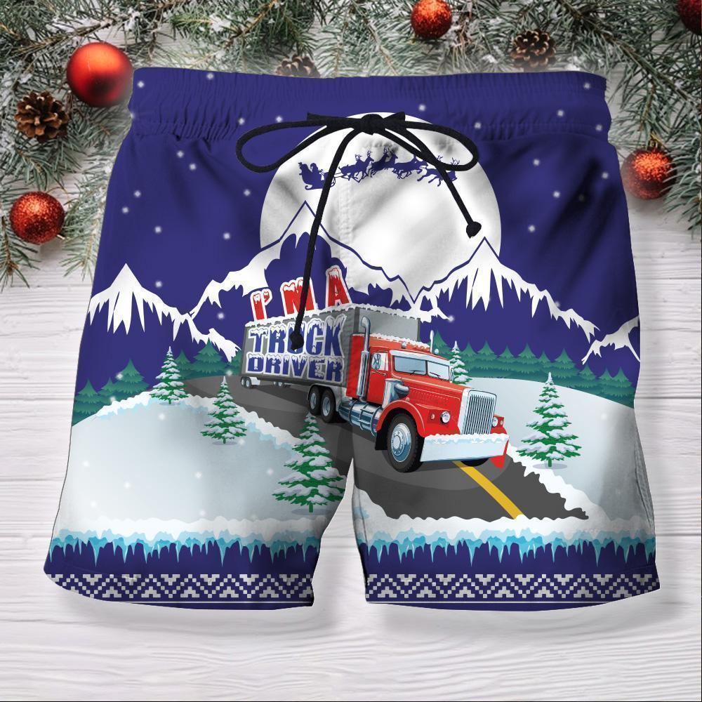 Truck XMAS Shirts and Shorts-Apparel-6teenth World-SHORTS-S-Vibe Cosy™