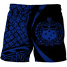 Samoa Polynesian Hoodie - Circle Style Blue Color-ALL OVER PRINT HOODIES (P)-Phaethon-Shorts-S-Vibe Cosy™