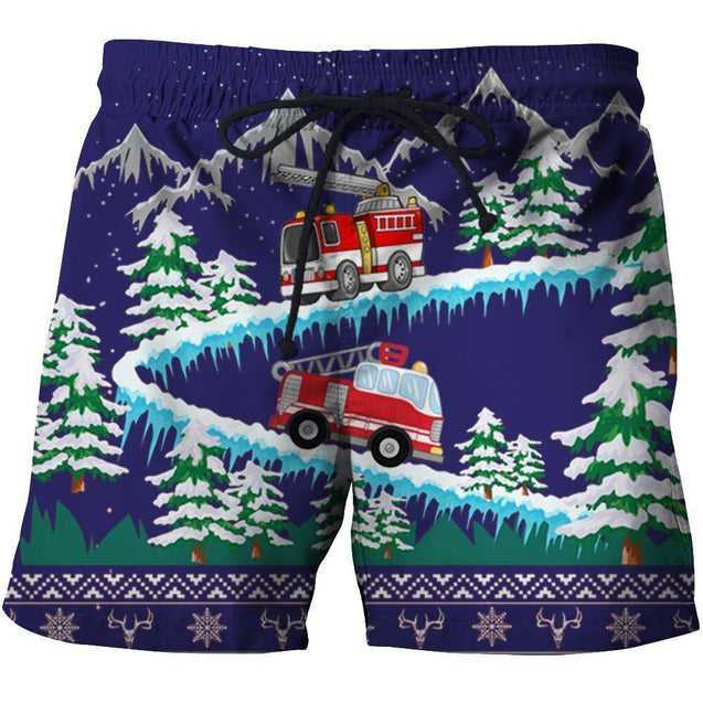 3D All Over Printed Firefighter-Apparel-HP Arts-SHORTS-S-Vibe Cosy™