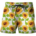 All Over Printing Beautiful Sunflowers Shirt-Apparel-Phaethon-SHORTS-S-Vibe Cosy™