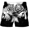 Lion vs Tiger Warrior Tattoo  3D All Over Printed  Unisex Shirts