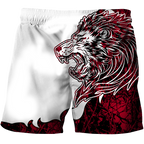 The Red Lion Tattoo Over Printed Hoodie
