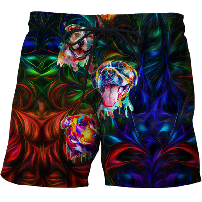 Colorful American Pit Bull Terrier Unisex Shirts JJW13102005