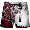 The Red Lion Tattoo Over Printed Hoodie