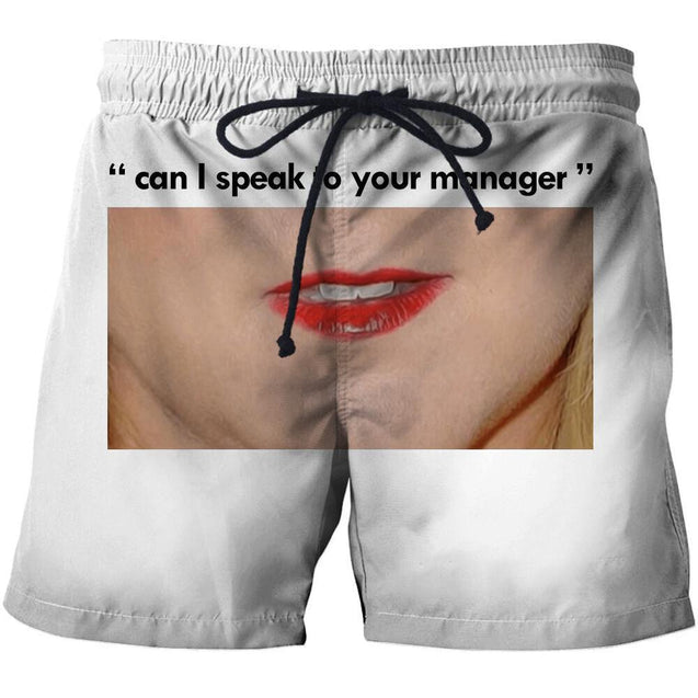 3D All Over Print Can I speak to your manager-Apparel-GP Art-Shorts-S-Vibe Cosy™