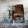 3D All Over Printed Two Canada Geese Shirts-Apparel-HP Arts-SHORTS-S-Vibe Cosy™