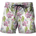 All Over Printing Cactus Have violet Flower Shirt-Apparel-Phaethon-SHORTS-S-Vibe Cosy™