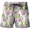 All Over Printing Cactus Have violet Flower Shirt-Apparel-Phaethon-SHORTS-S-Vibe Cosy™