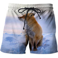3D All Over Printed Fox Art Shirts and Shorts-Apparel-Phaethon-SHORTS-S-Vibe Cosy™