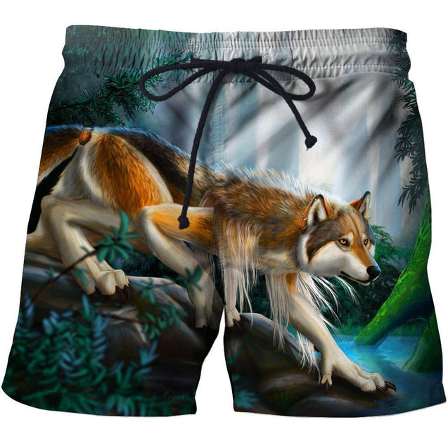 3D All Over Print Animals Wolves Hoodie-Apparel-Phaethon-SHORTS-S-Vibe Cosy™