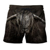 3D All Over Printed Cow Has Long Horns Hoodie-Apparel-HD09-Shorts-S-Vibe Cosy™