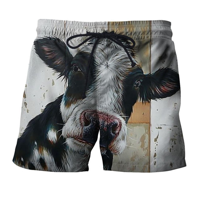 Cow Kids Cute Hoodie-Apparel-HD09-Shorts-S-Vibe Cosy™