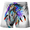 3D All Over Print Horse Art Beautiful Shirts-Apparel-Phaethon-SHORTS-S-Vibe Cosy™