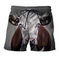 Beautiful Cow Face Clothes-Apparel-HD09-Shorts-S-Vibe Cosy™