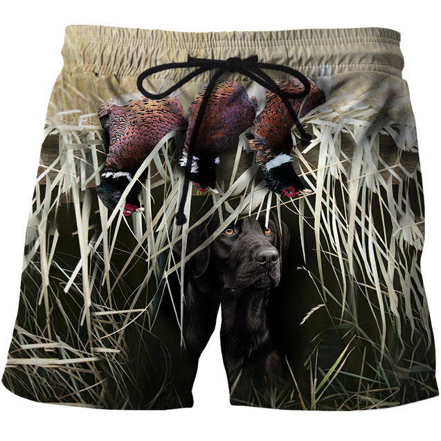 Pheasant Hunting Black Labrador 3D All Over Printed Shirts For Men And Women JJ180202-Apparel-MP-Short-S-Vibe Cosy™