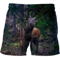 3D All Over Printed Deer T-shirt Hoodie-Apparel-6teenth World-SHORTS-S-Vibe Cosy™