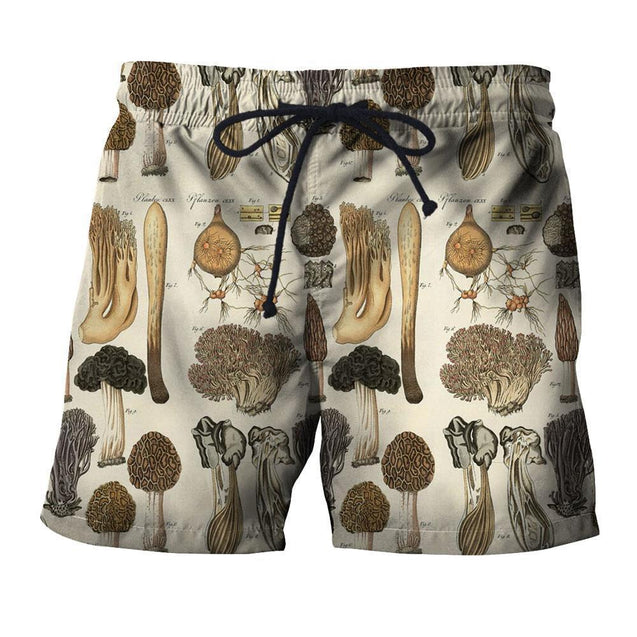 Beautiful Mushroom Art all over-Apparel-NTH-Shorts-S-Vibe Cosy™