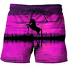 All Over Print Silhouette Hourse-Apparel-Phaethon-SHORTS-S-Vibe Cosy™