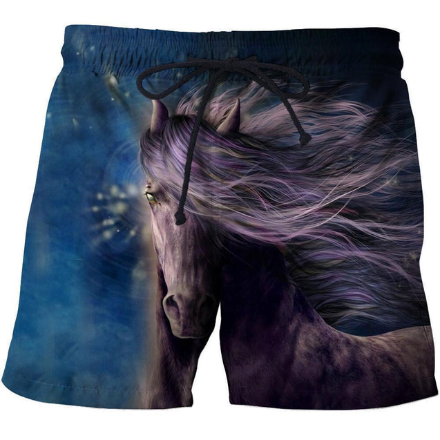 3D All Over Printing Dreamy Horse With Stars Shirts-Apparel-NNK-SHORTS-S-Vibe Cosy™