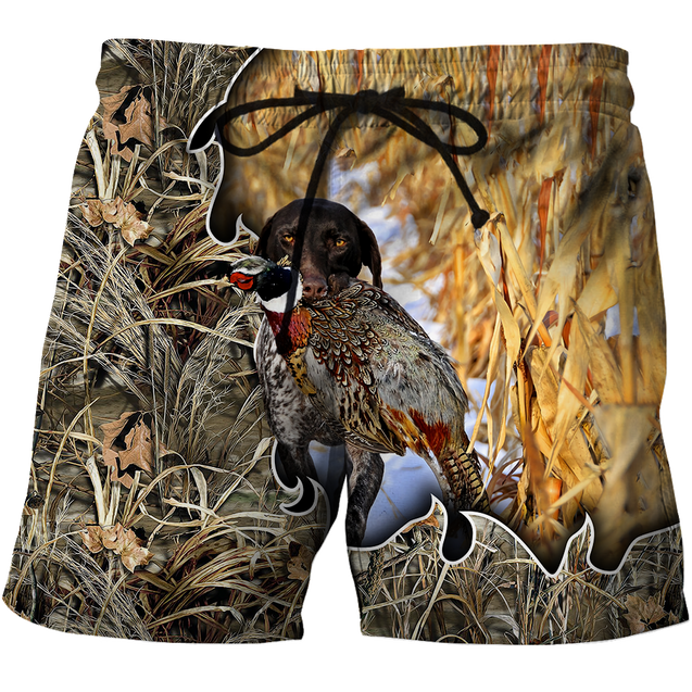 Pheasant Hunting German Shorthaired Pointer 3D All Over Printed Shirts For Men And Women JJ190201-Apparel-MP-Short-S-Vibe Cosy™