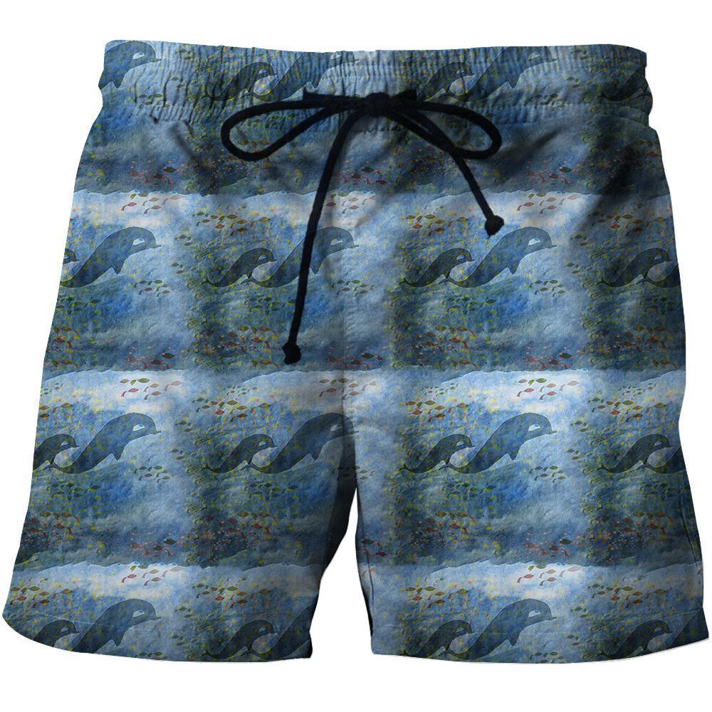 3D All Over Best Mother Dolphin Hoodie-Apparel-Khanh Arts-Shorts-S-Vibe Cosy™