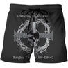 3D All Over Printed Templar Skull-Apparel-HP Arts-SHORTS-S-Vibe Cosy™