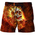 3D All Over Printing Skull Fire Hoodie-Apparel-Phaethon-SHORTS-S-Vibe Cosy™