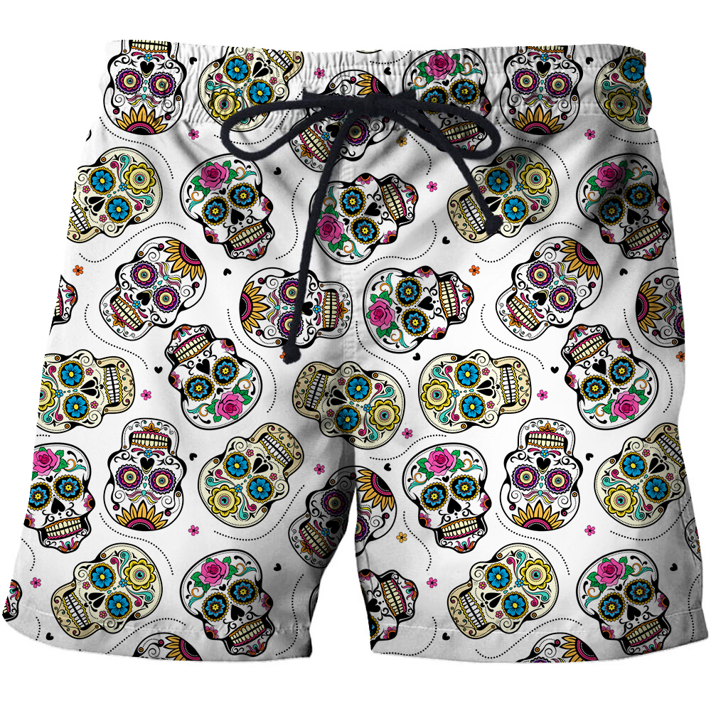 3D All Over Print Skull Art Shirts-Apparel-Phaethon-SHORTS-S-Vibe Cosy™