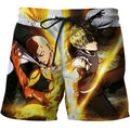 One Punch Man Awesome Battle Action Genos Vs Saitama Super Cool Hoodie-Apparel-Phaethon-SHORTS-S-Vibe Cosy™