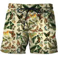 3D Printed Vintage Butterflies Clothes-Apparel-6teenth World-SHORTS-S-Vibe Cosy™