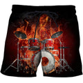 3D All Over Print Drum Shirts HG-Apparel-HG-SHORTS-S-Vibe Cosy™